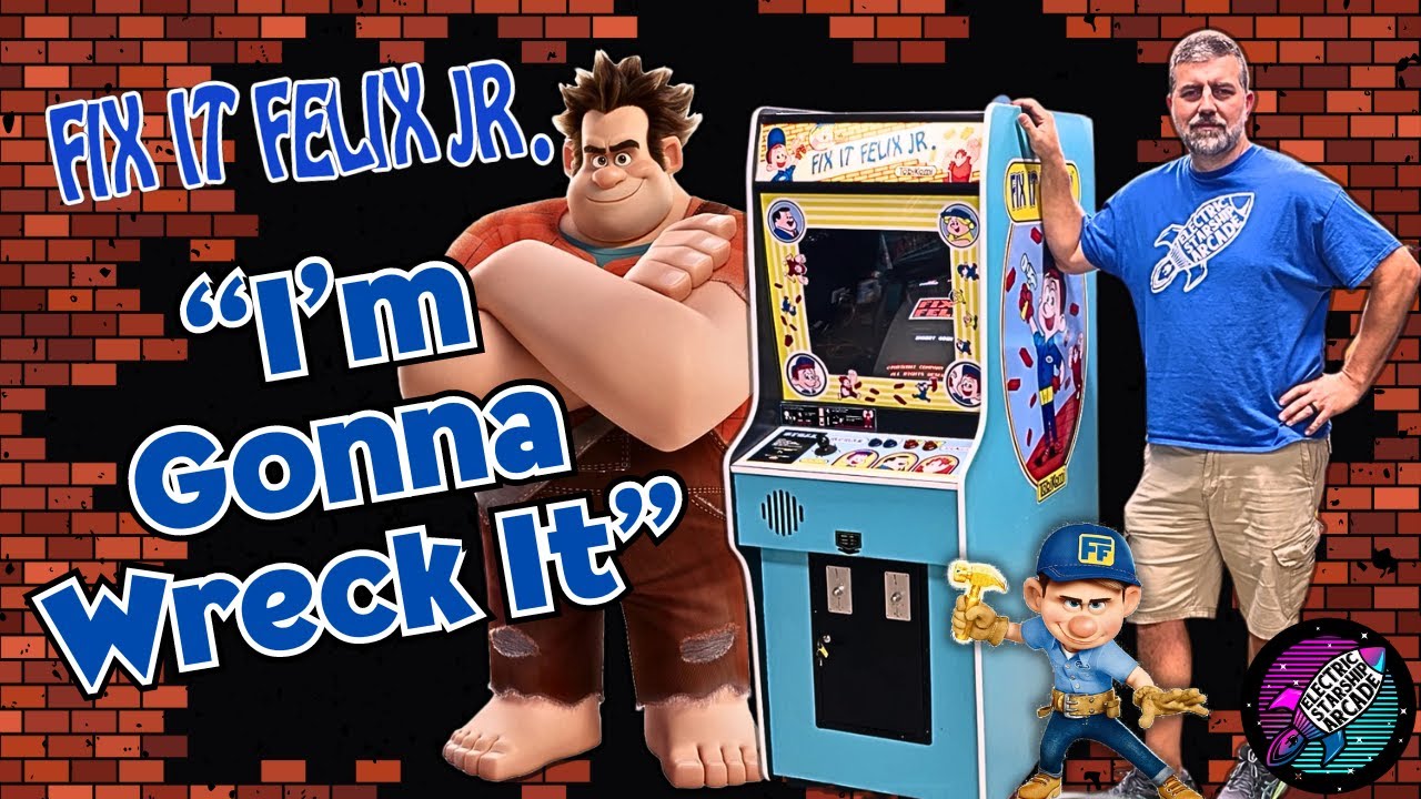 We finally got a Fix It Felix Jr arcade machine!