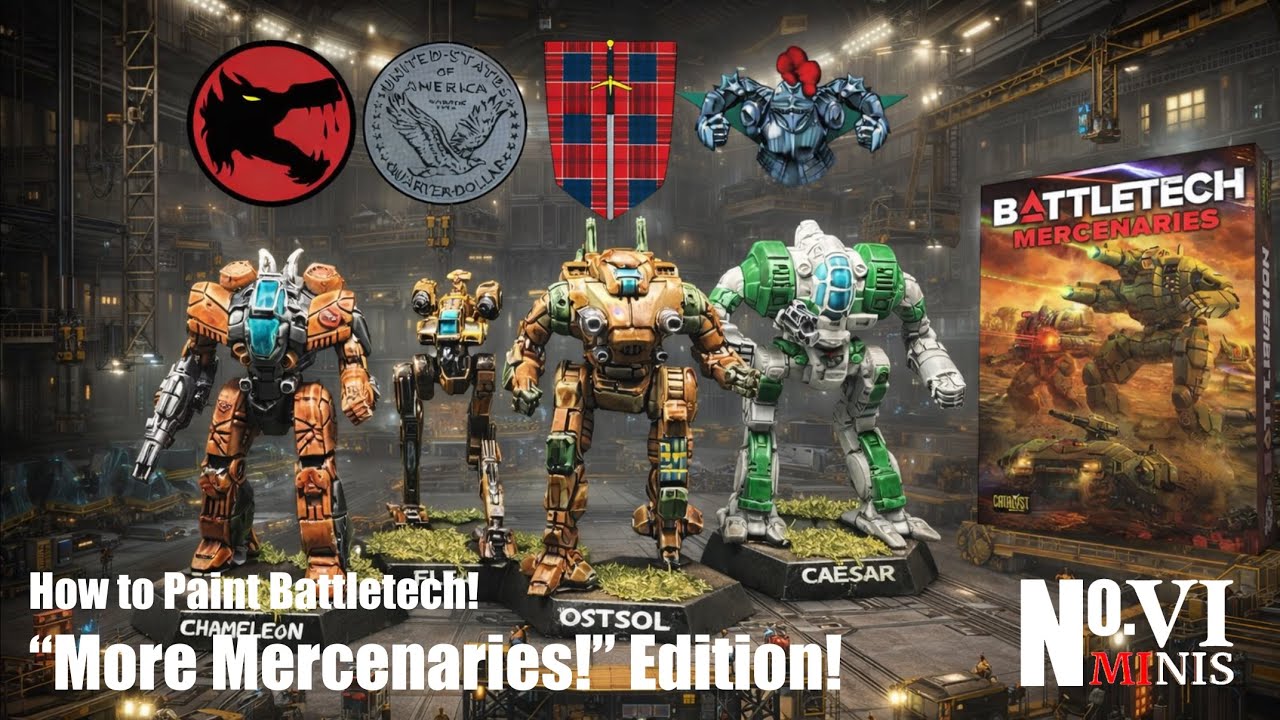 How to Paint Battletech: (More) Mercenaries!