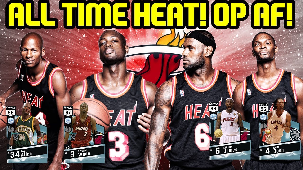 ALL TIME HEAT! LEBRON AND WADE! NBA 2K17 MYTEAM ONLINE GAMEPLAY