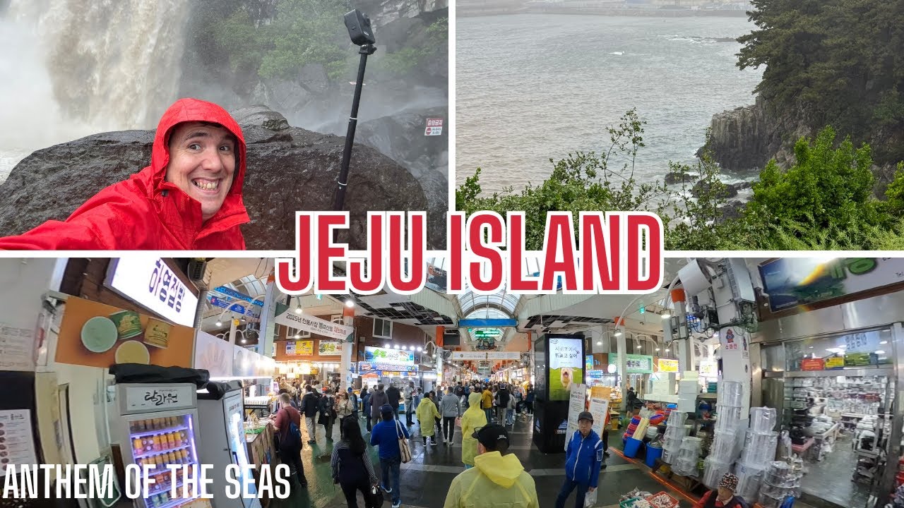 Wet Wet Wet | Jeju Island on a rainy day | Seogwipo | Anthem of the seas cruise | Asia adventure D12