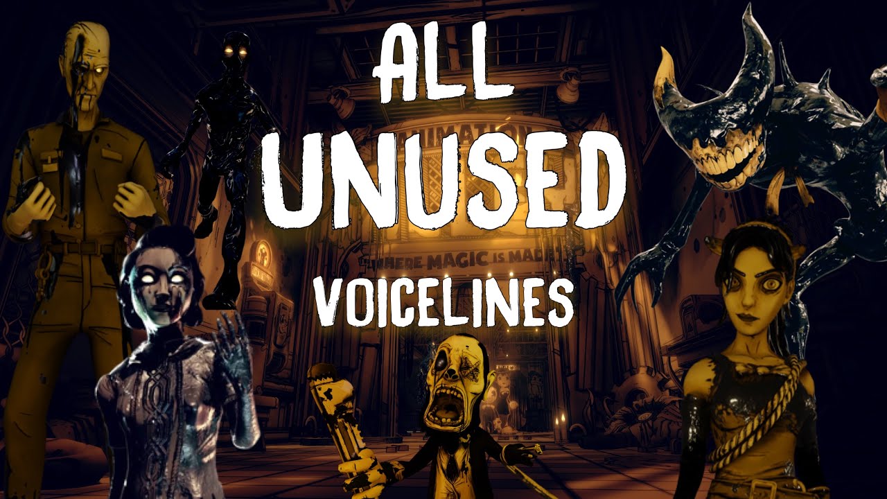 Bendy and the Dark Revival All Unused Voicelines (with subtitles)