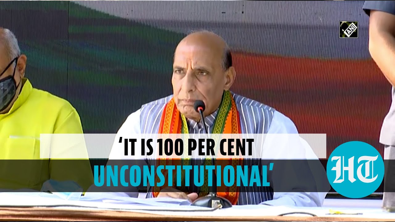 &lsquo;Judicial inquiry against Central agencies unfortunate&rsquo;: Rajnath Singh in Kerala