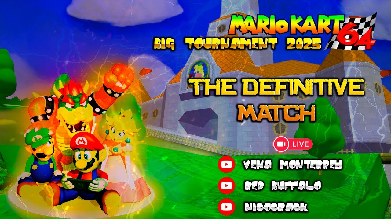 Mario Kart 64 [BIG TOURNAMENT 4 2025] - Pokermon vs WahMaster vs NICOCRACK vs Justase