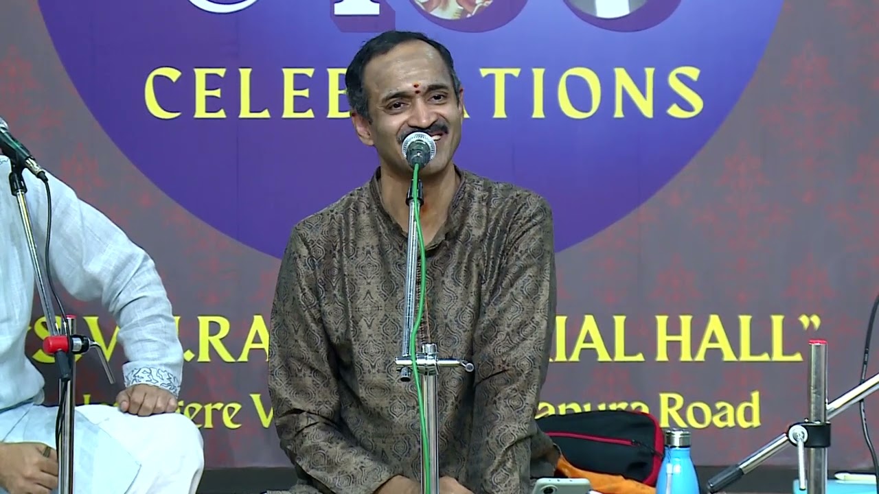 231: SVN- Centenary  Music Festival (01/09/24) 11.30 AM: VID. PATTABHIRAMA  PANDIT (VOCAL)  & Party