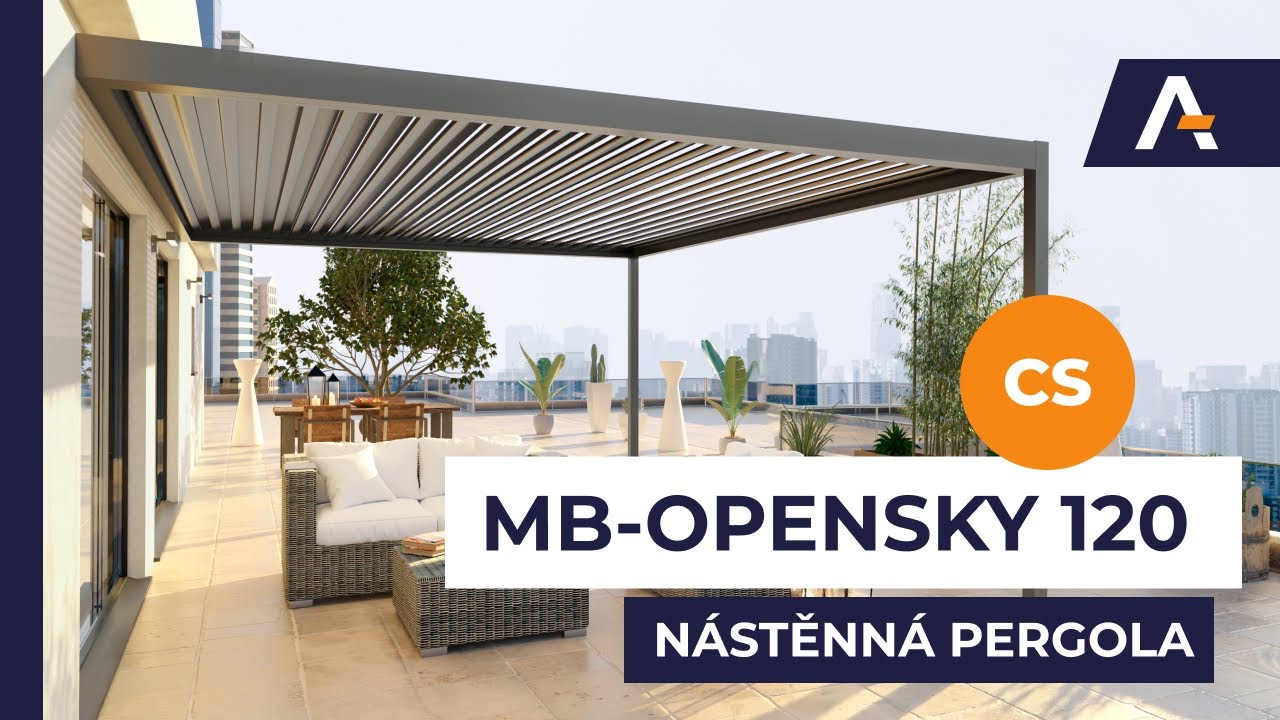 Nástěnná pergola MB-OpenSky 120