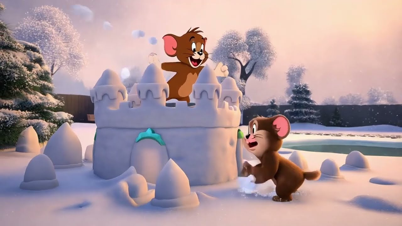Tom and Jerry’s funny Snow Day song