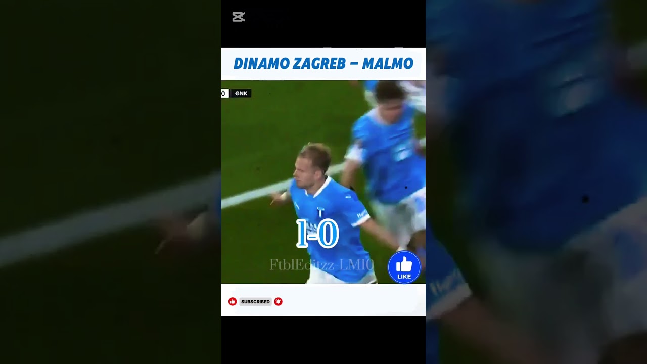 Dinamo goal in 90+6 Minutes is nightmare for Malmo 🔥 #football #edit #trend #malmo #dinamozagreb