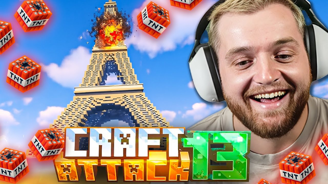 😍😱XL EIFFELTURM SPRENGUNG und NEUER PRANK von mir in Craft Attack 13