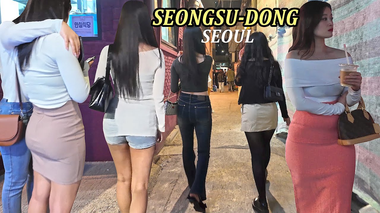 [4K 늦은 오후에 성수동 카페거리 풍경] 늦은 저녁 시간에 성수동 카페 거리에 가보셨나요???? 안가보셨으면 함께 걸어요^^ #SEONGSU-DONG#SEOUL#KOREA