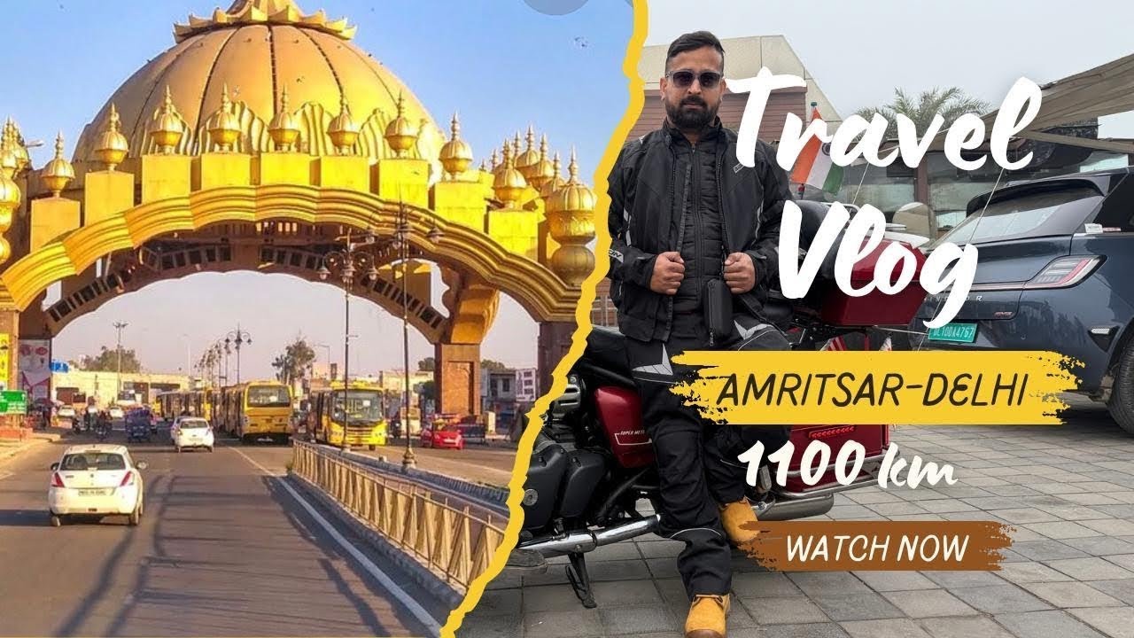 3500 KM Bike Ride 😱 Amritsar to Delhi Silencer खराब! | Worst Moment || 18000 hui barbad 😨|| 😟