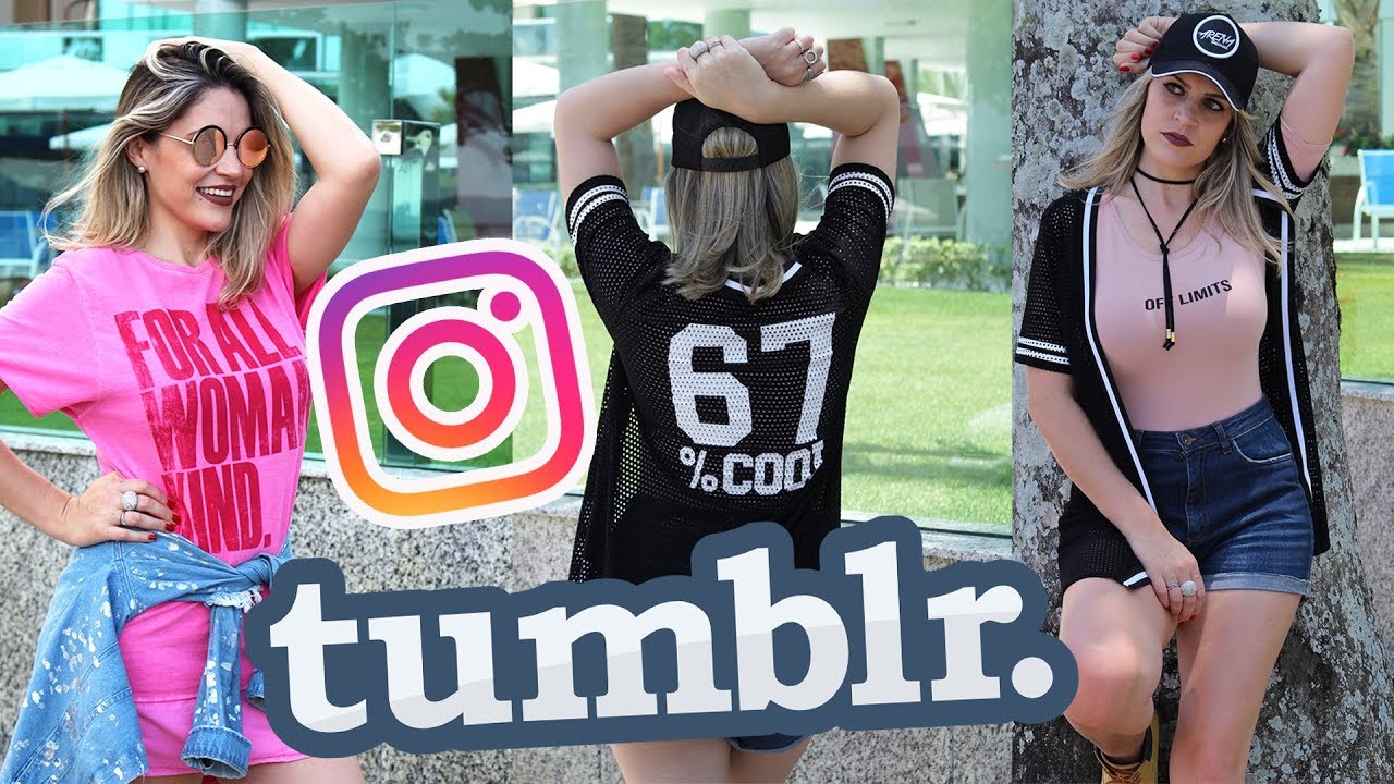 COMO MONTAR LOOKS TUMBLR /3 INSPIRAÇÕES DE LOOK