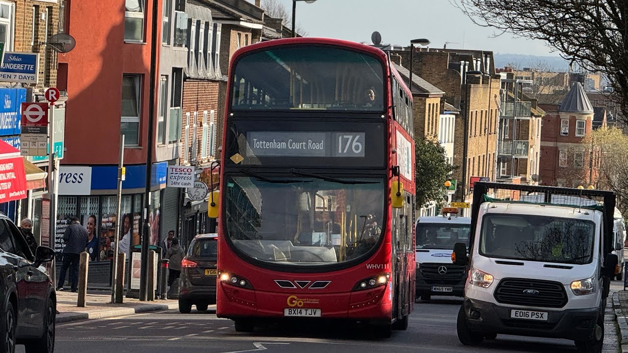 *Recent Transfer* Journey on the London Bus Route 176 | Gemini 3 WHV111 BX14 TJV
