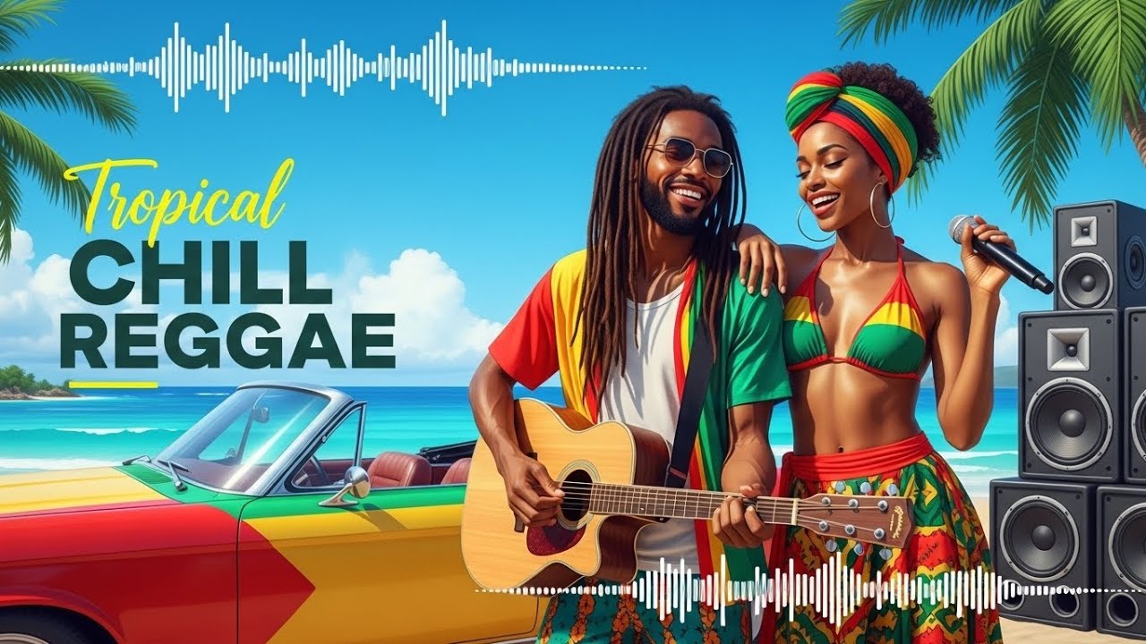 Reggae Island Mix 🌊 Feel Good Tropical Vibes to Relax & Work