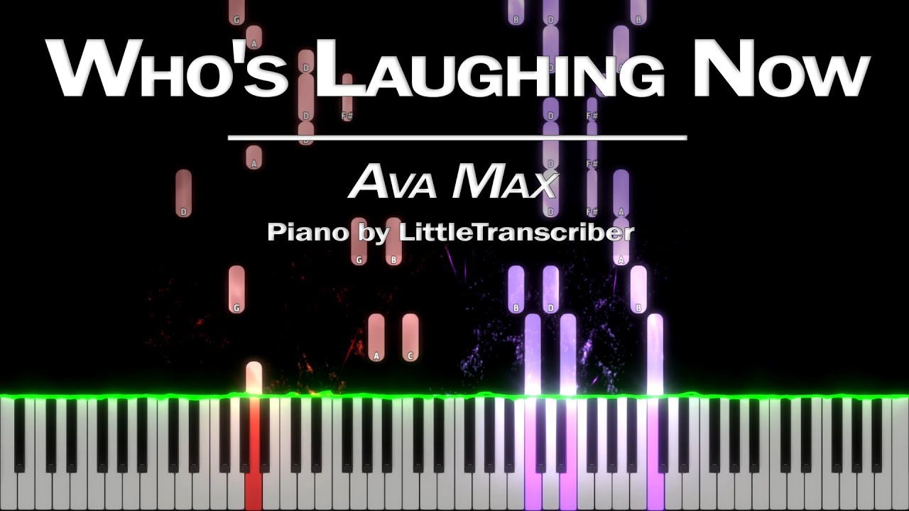 Ava Max - Who's Laughing Now (Piano Cover) Tutorial by LittleTranscriber