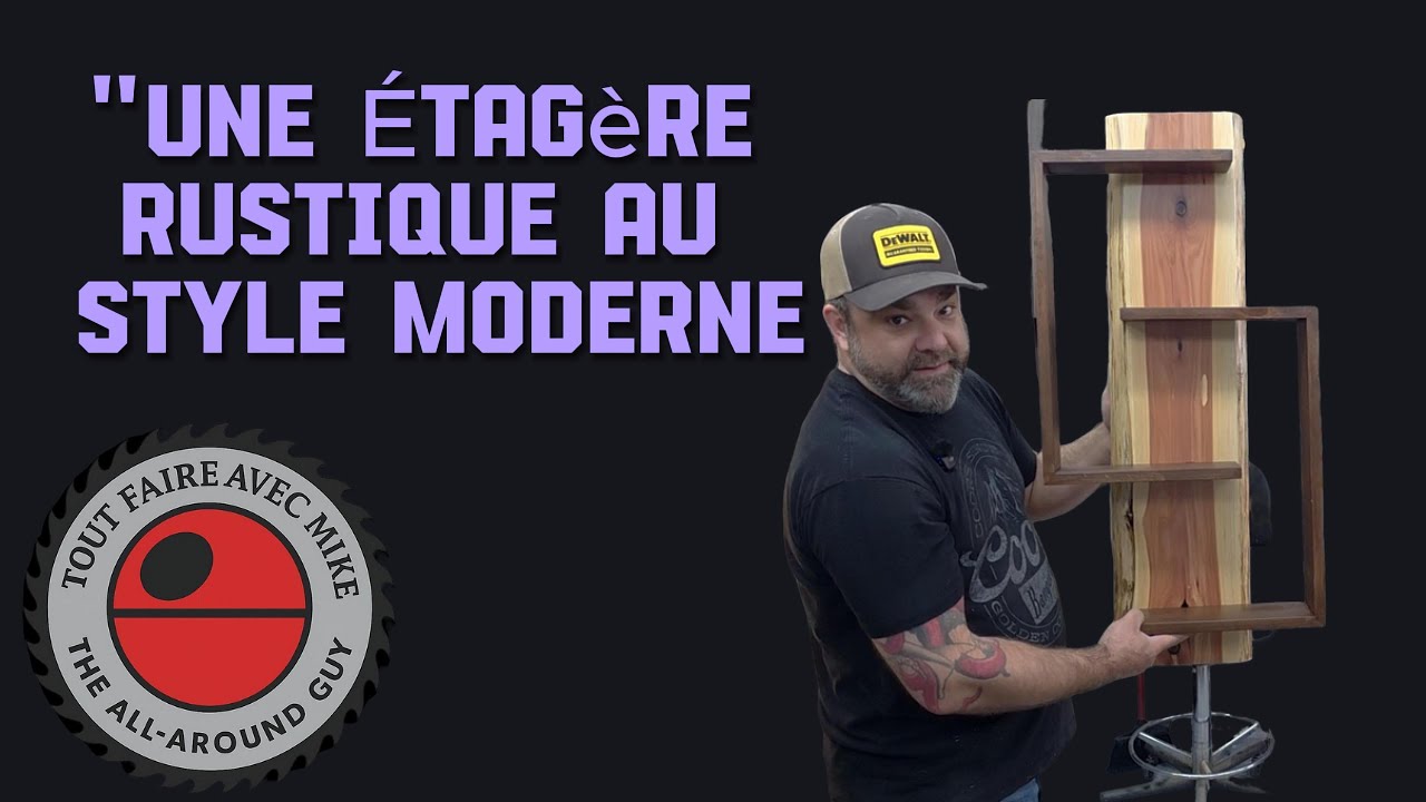 Petite tablette moderne en bois