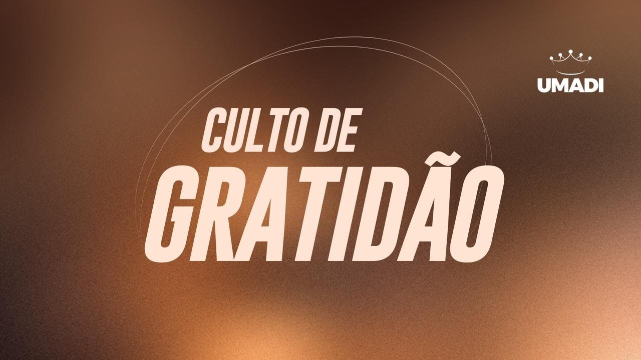 CULTO DE GRATIDÃO UMADI | Pb. Alex Oliveira