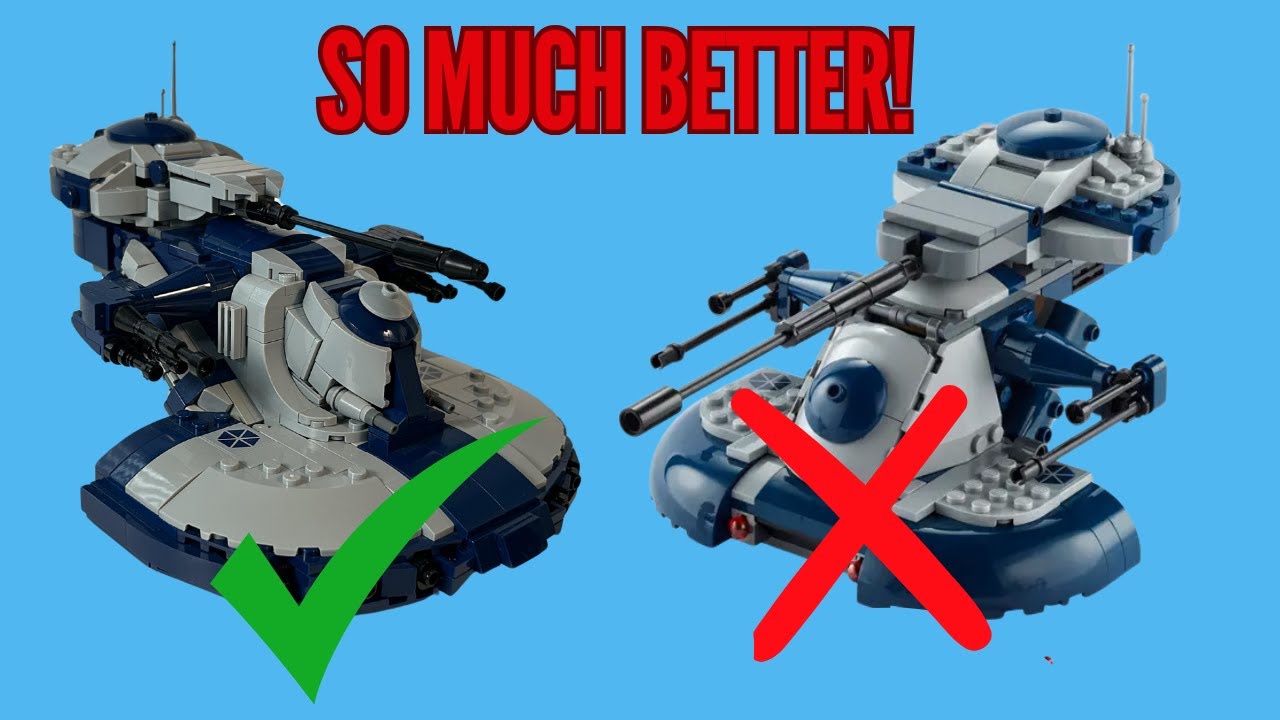 Awesome Lego Armored Assault Tank MOC Review