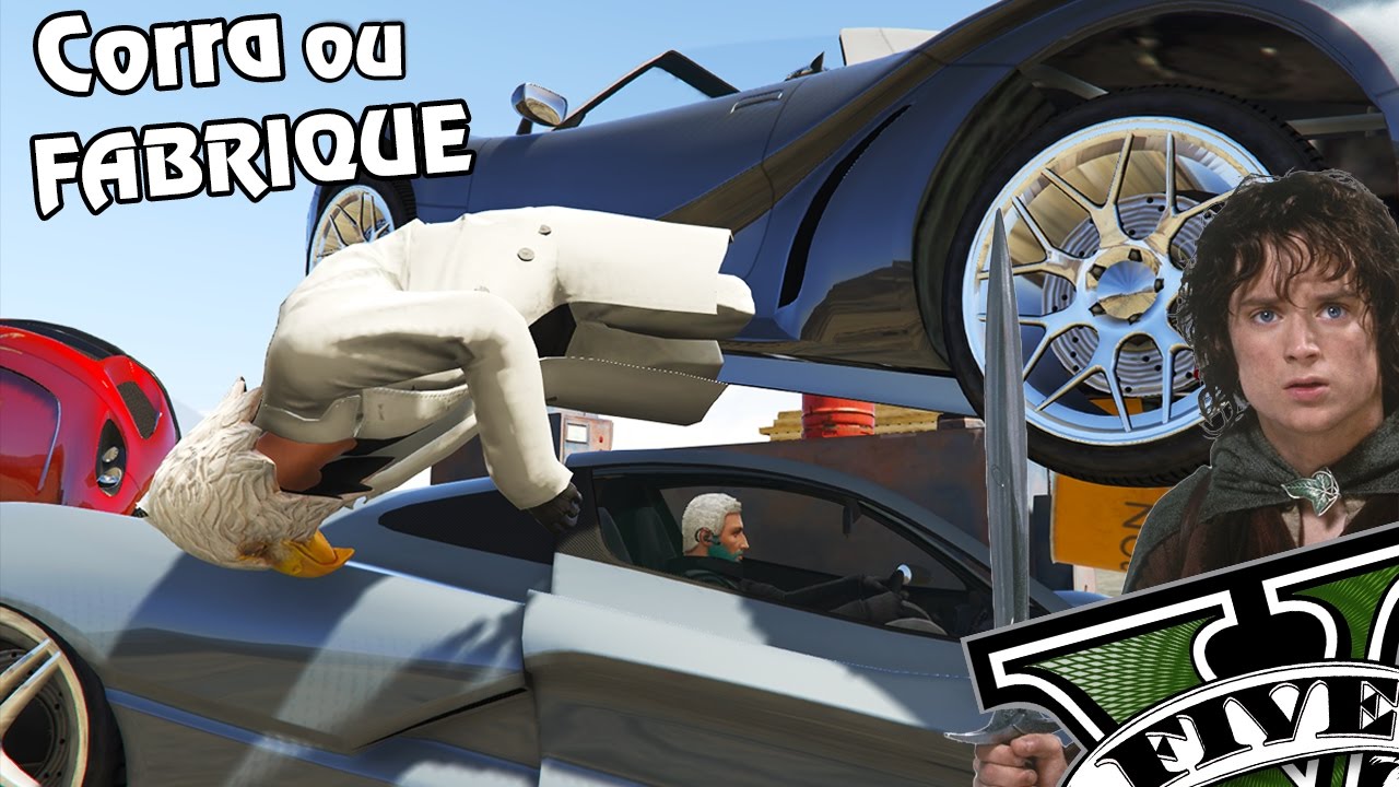 GTA V ONLINE: CORRA OU FABRIQUE! TEMOS UM FRODO ENTRE NÓS