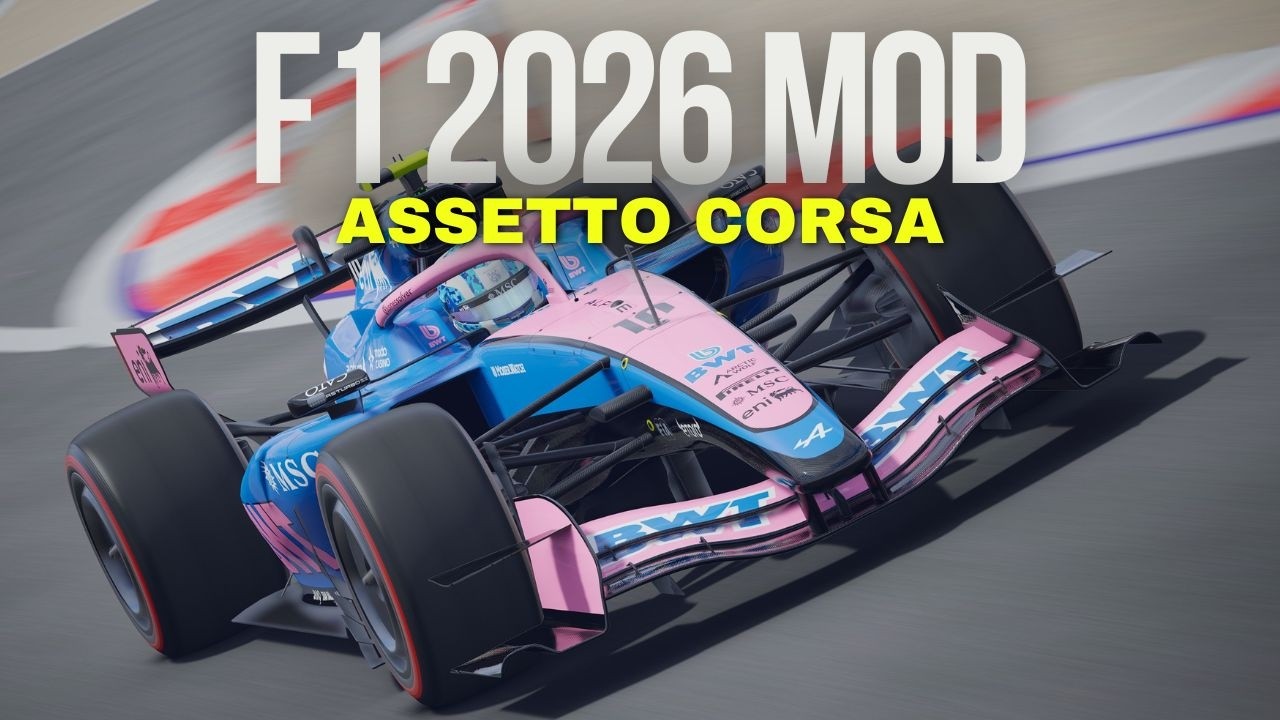 Assetto Corsa F1 2026 Mod – NEW Alpine A526 Bahrain 2026 Push Lap | Full Release