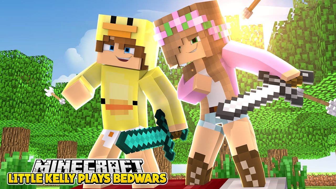 LITTLE KELLYS FIRST TIME PLAYING BEDWARS - Minecraft Bedwars w/LITTLE KELLY, LITTLE DONNY & THE ROPO