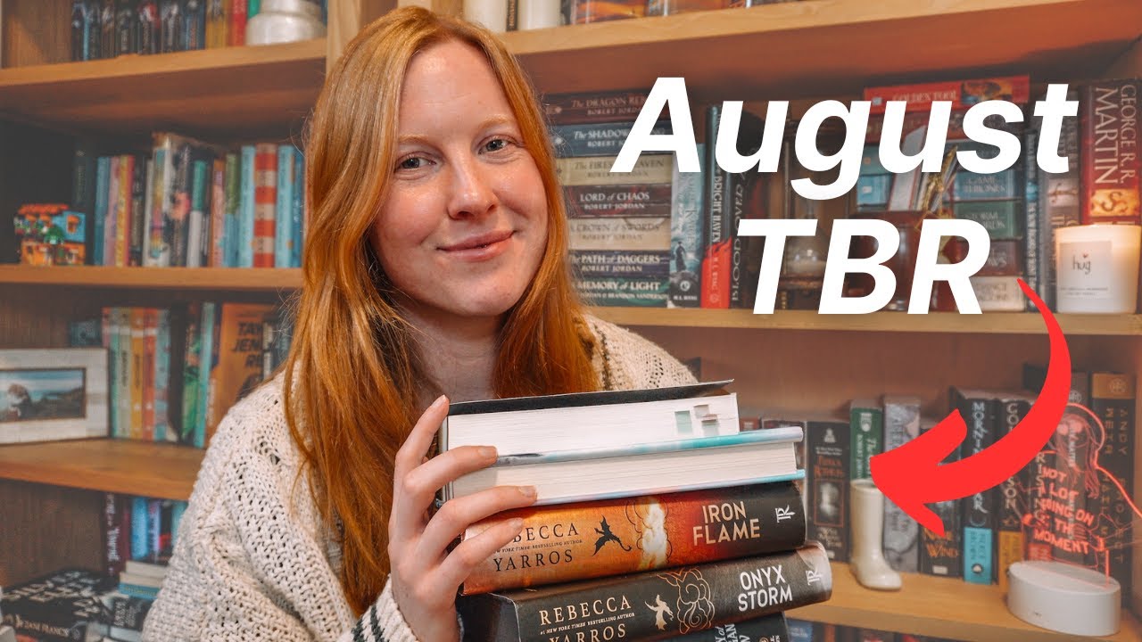 My August TBR | fantasy romance, grief, and self-development 💗