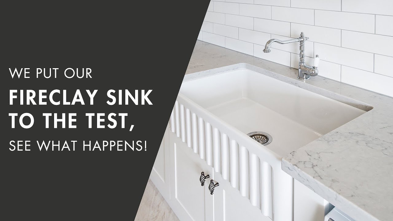We Put Our Fireclay Sinks to the Test, See What Happens!