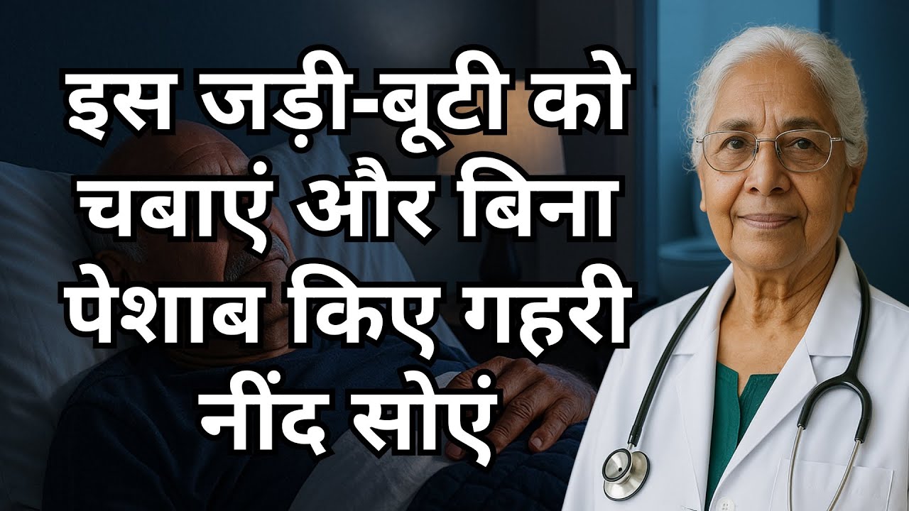 चमत्कारी इलाज: इस जड़ी-बूटी को 60 सेकंड चबाएं और बिना रात में पेशाब के गहरी नींद लें