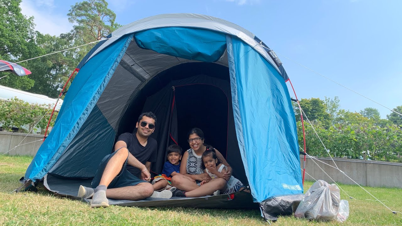 Myki&rsquo;s first camping in Sweden