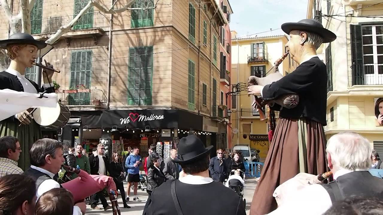 Xeremiers. Ball de gegants. Festa Illes Balears 2013