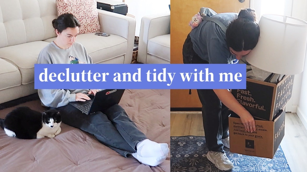 spring decluttering: dropping off donations, tidying my apartment
