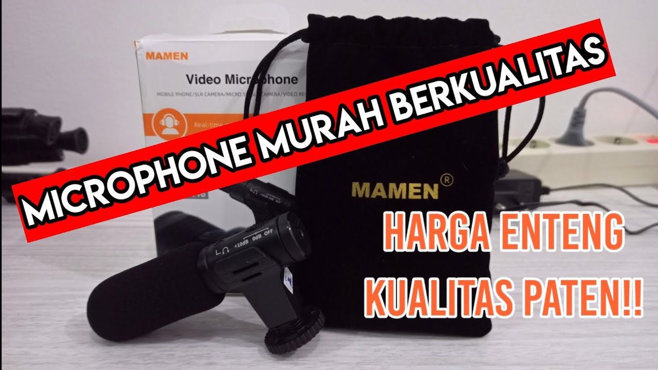 Unboxing+Review+Testing | Microphone Shotgun Mamen 07 Pro