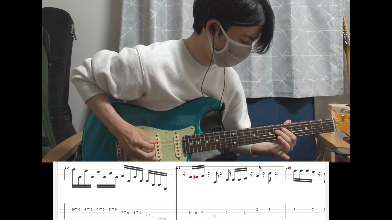 【TAB】 free fall - the band apart (cover)