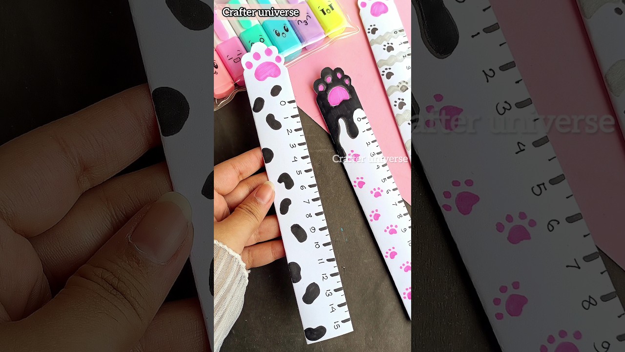 DIY Paw Ruler / DIY Paper Scale #shorts