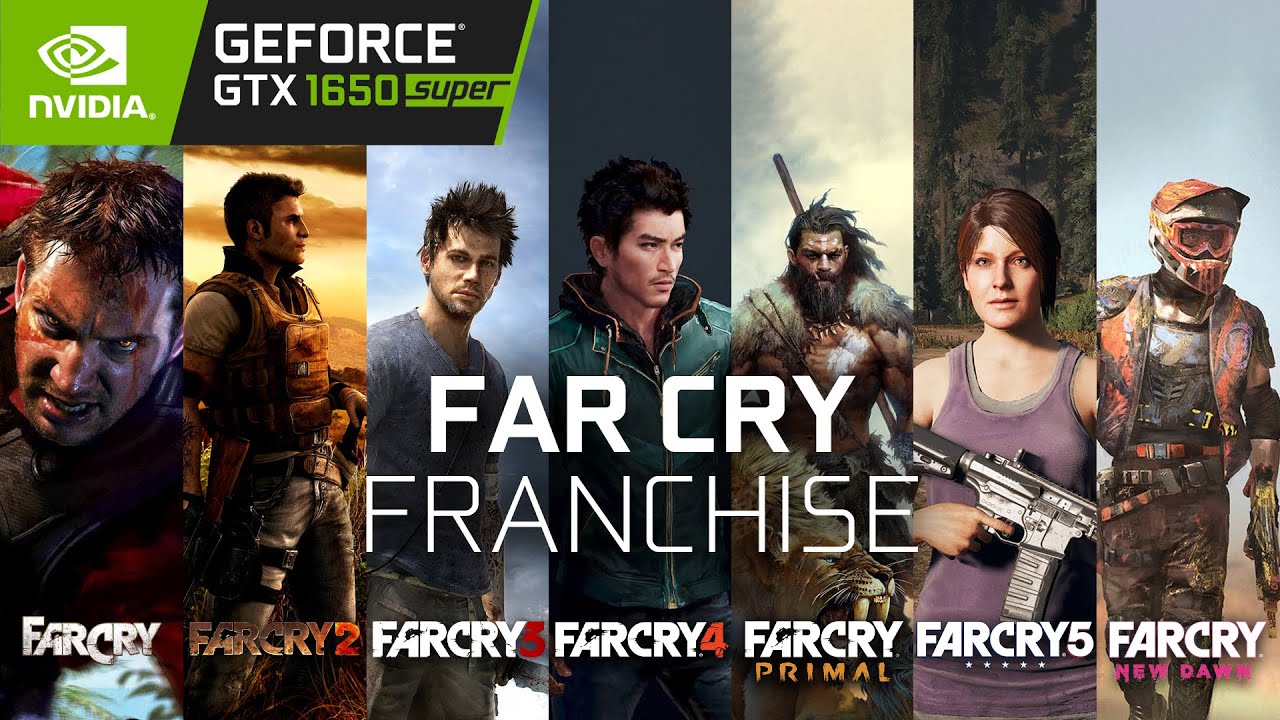 FAR CRY ALL GAMES - GTX 1650 SUPER - i5 10400F