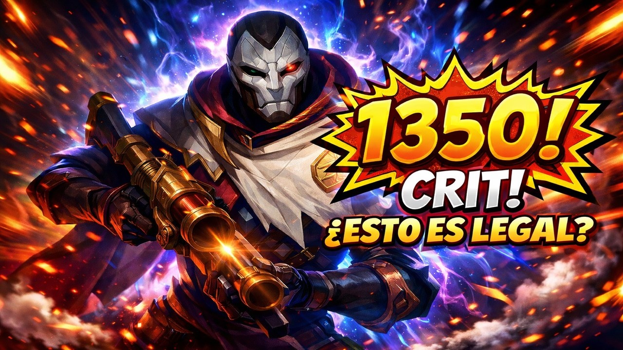 ¿Está JHIN ROTO en URF?💥 1350 de crítico en 1 tiro💥 #leagueoflegends