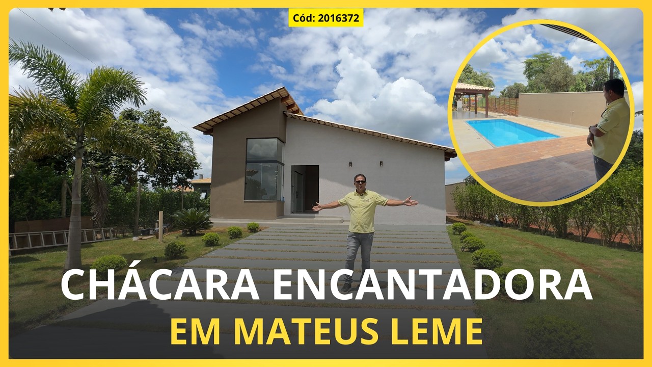 LINDA CHÁCARA NO PORTAL SERRA AZUL – MATEUS LEME/MG
