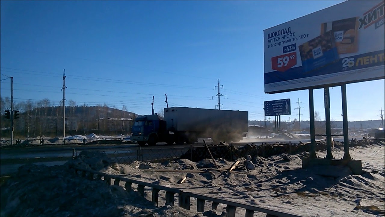 2018-03-19 ☼ The beginning of snow melting ☼ Bratsk/ Siberia/Russia