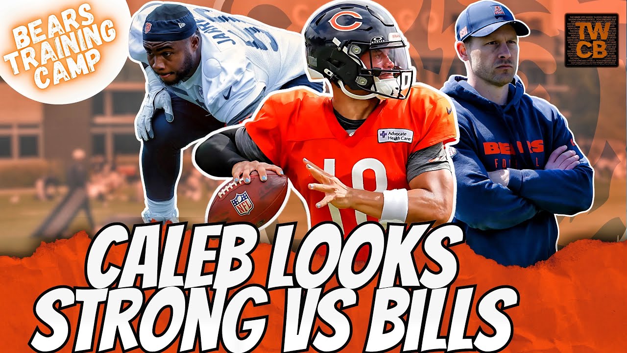 Bears vs Bills Joint Practice Reaction | Caleb Williams Impresses & Bears Defense Looks Ready !