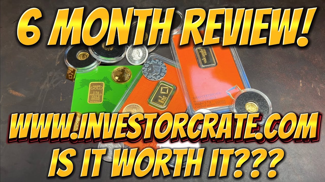Investor Crate 6 Month Review! Is the $250 Gold Crate Worth it? 🤔 #goldbullion #goldstacking