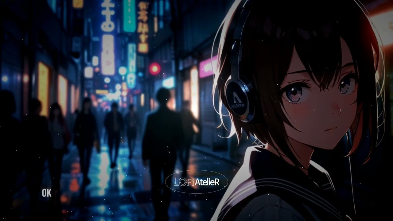 Night lofi with soft scarf 🧣 | Winter quiet
