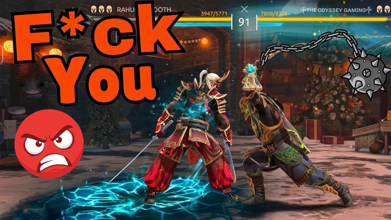 Посмотрите, что он сделал в конце! 😡😡 Самый трусливый игрок в игре || Арена Shadow Fight 4