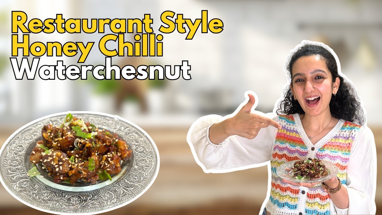 Honey Chilli Water Chestnut | Honey Chilli Potato Style Starter #easyrecipes #quickrecipe #chinese