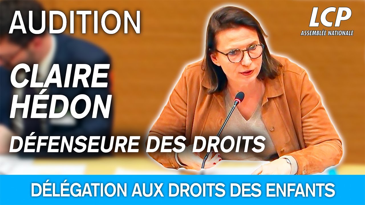 Claire Hédon, Défenseure des droits, est auditionnée par la délégation aux droits des enfants