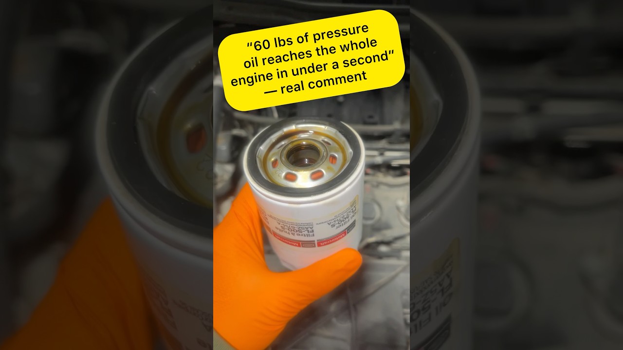 THIS is why I pre-fill oil filters
