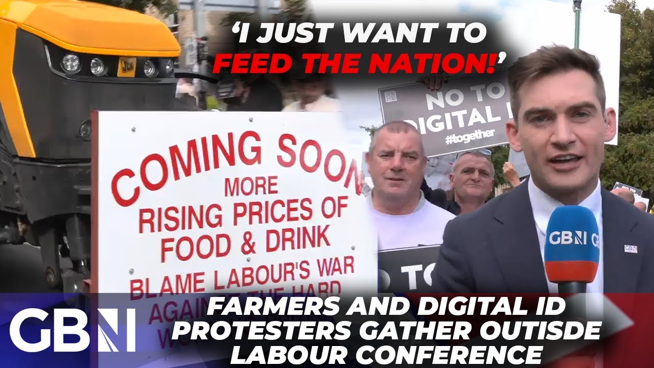 'The HATRED Labour has against us' | Farmers and anti-Digital ID demonstrators rally against Starmer