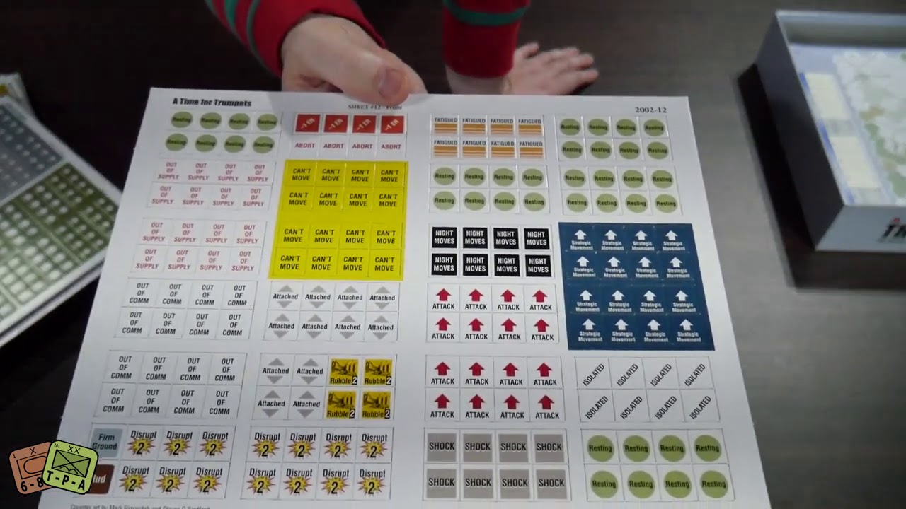 Распаковка: Время для труб от GMT Games — The Player' Aid