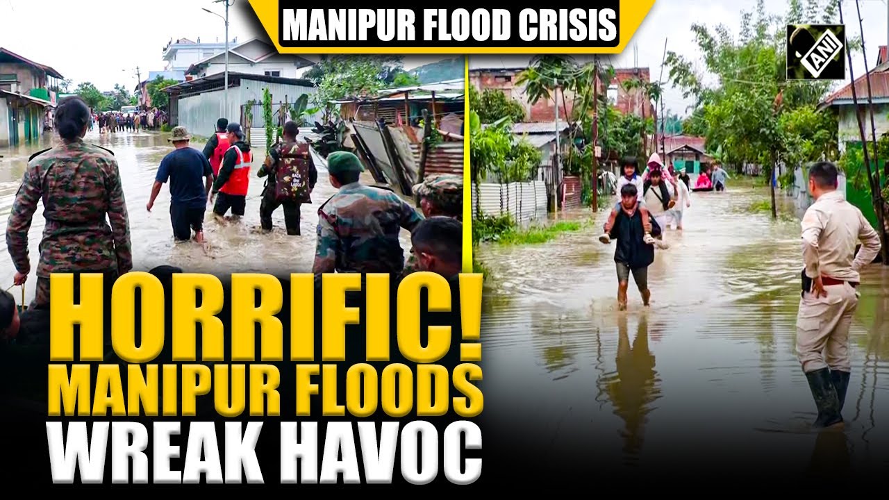 Manipur's Imphal hit by heavy floods following incessant rainfall