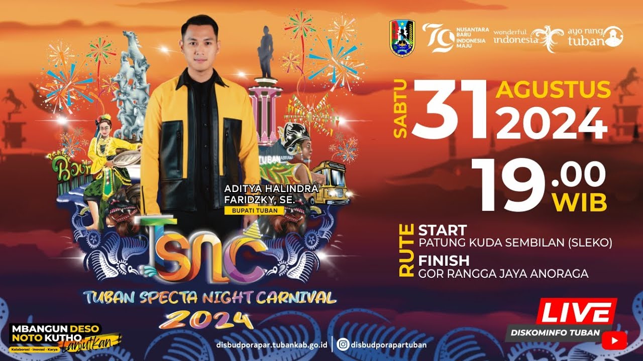 🔴 LIVE : TUBAN SPECTA NIGHT CARNIVAL 2024