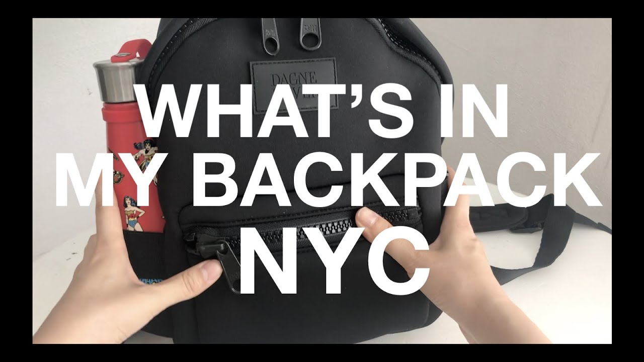 Packing for NYC | Dagne Dover Small Neoprene | What's In My Bag