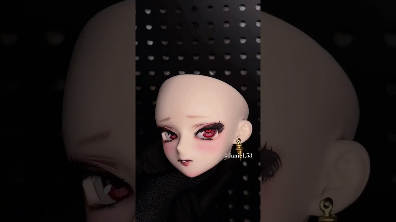 Love this vibe🩸| Hand-painted Resin Eyes Making | Volks DDH05 #bjd #doll #handmade